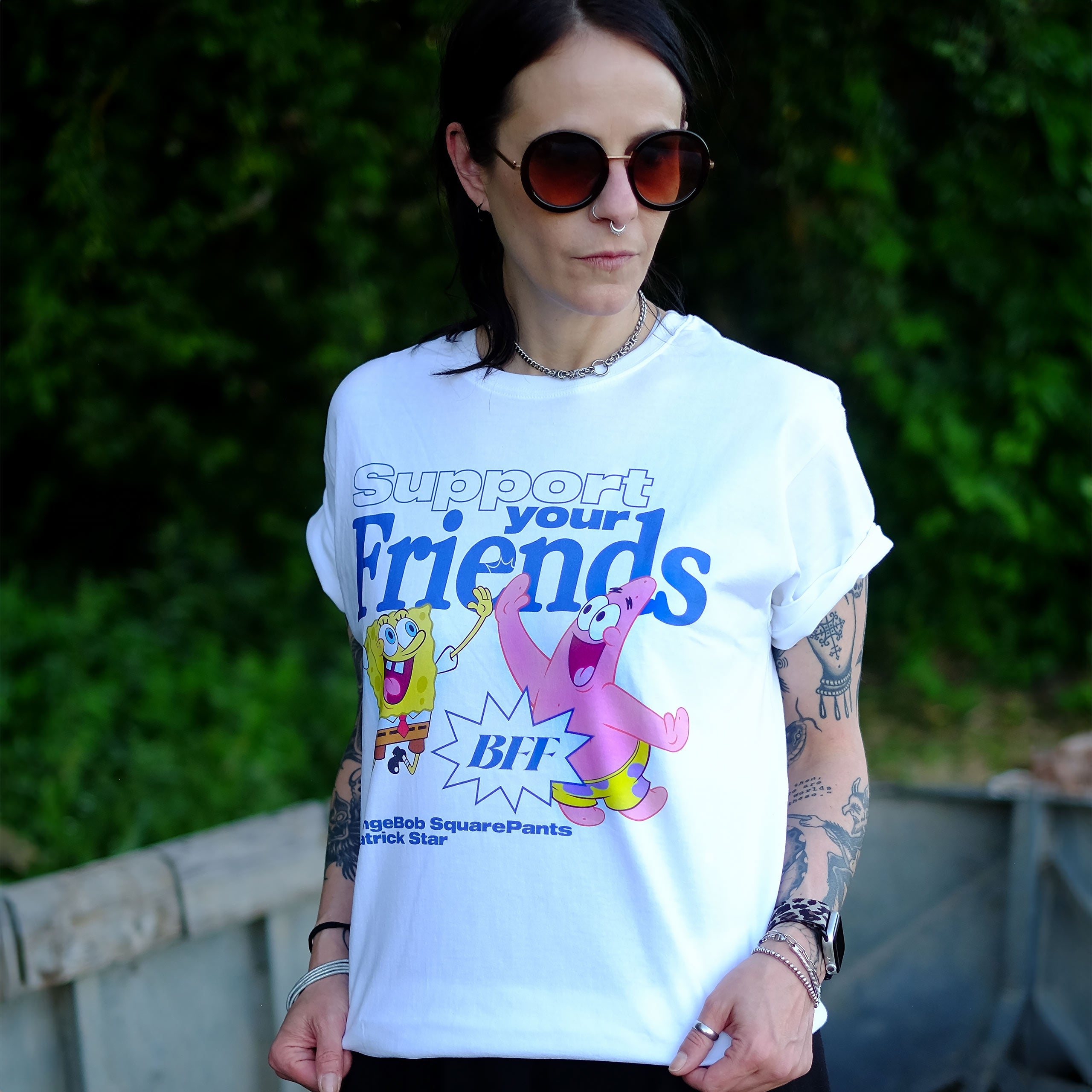Immagine del prodotto T-shirt SpongeBob e Patrick Support Your Friends