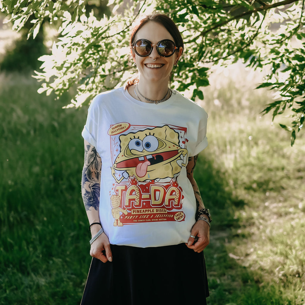 Immagine del prodotto SpongeBob - Party Like a Jellyfish T-shirt bianca