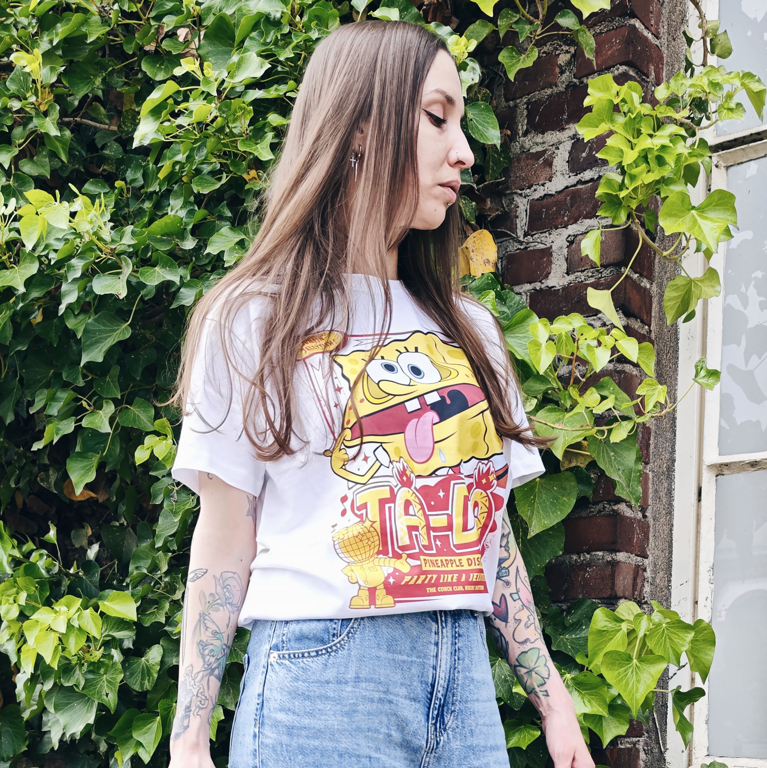 Immagine del prodotto SpongeBob - Party Like a Jellyfish T-shirt bianca