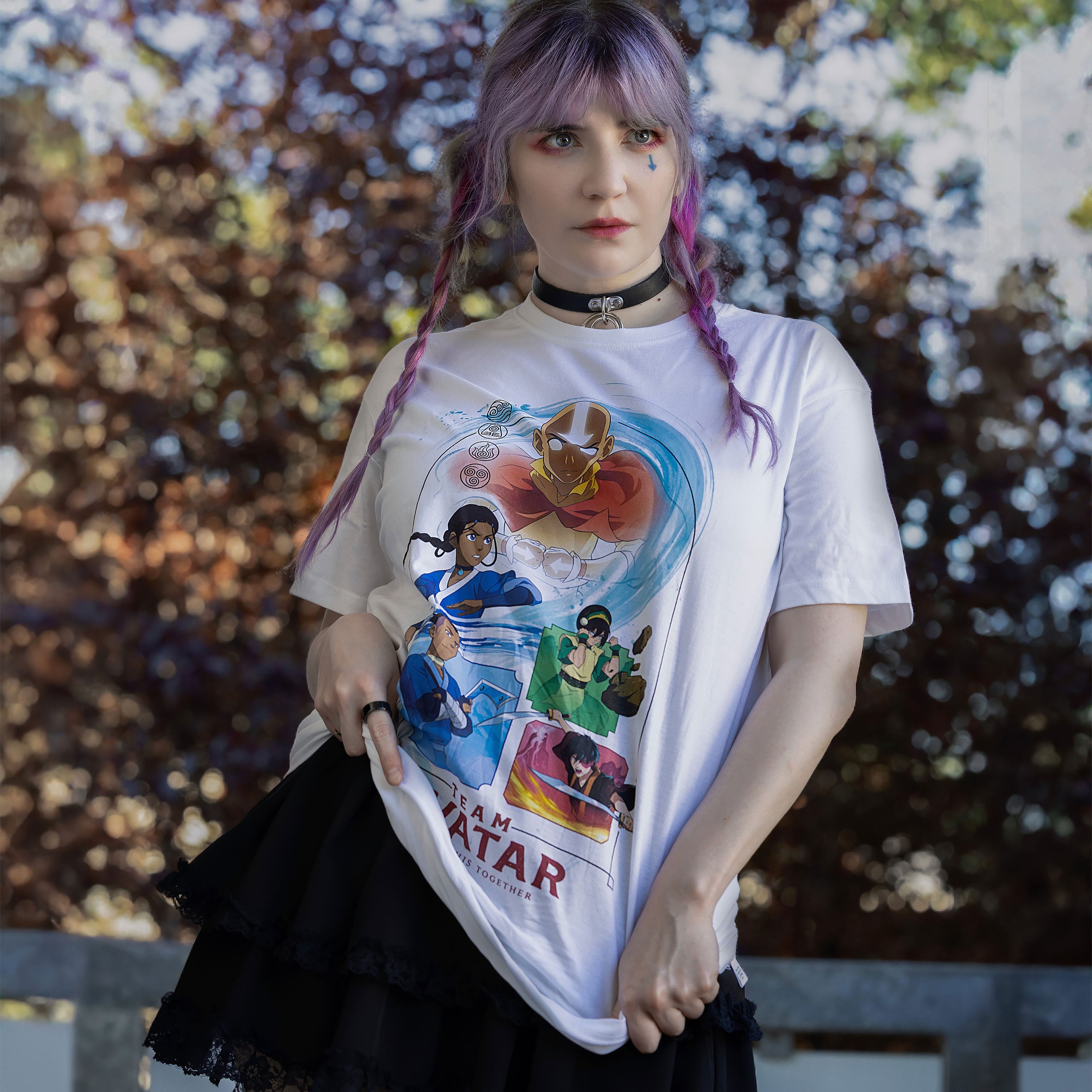 Immagine del prodotto T-shirt Team Avatar bianca