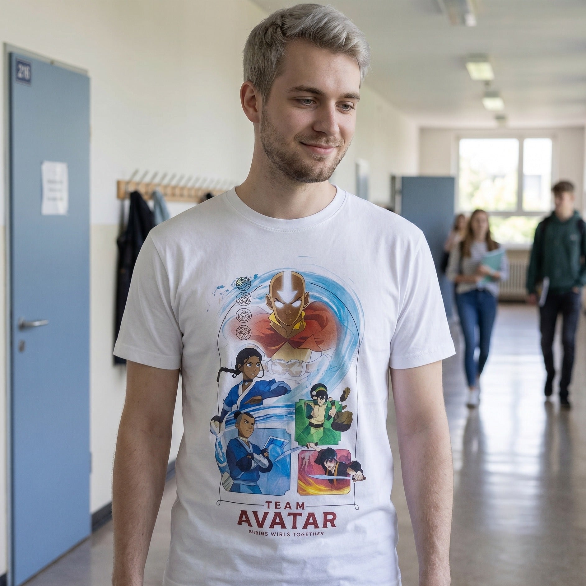 Immagine del prodotto T-shirt Team Avatar bianca