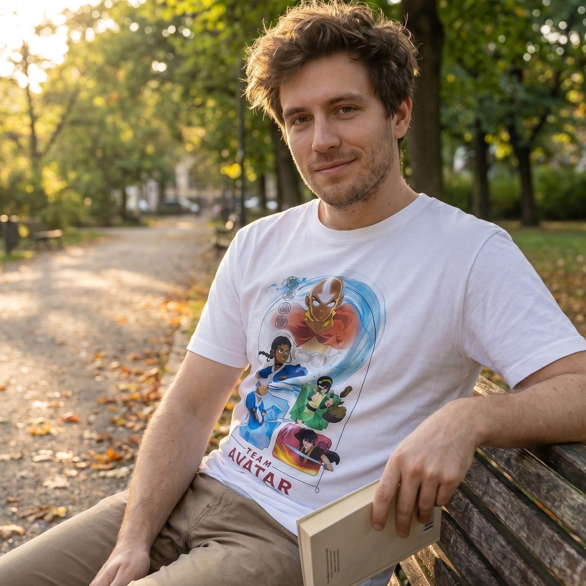 Immagine del prodotto T-shirt Team Avatar bianca