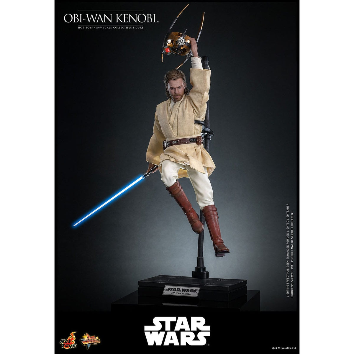 Immagine del prodotto Star Wars Episodio II: L’attacco dei cloni - Action figure Obi-Wan Kenobi 1:6