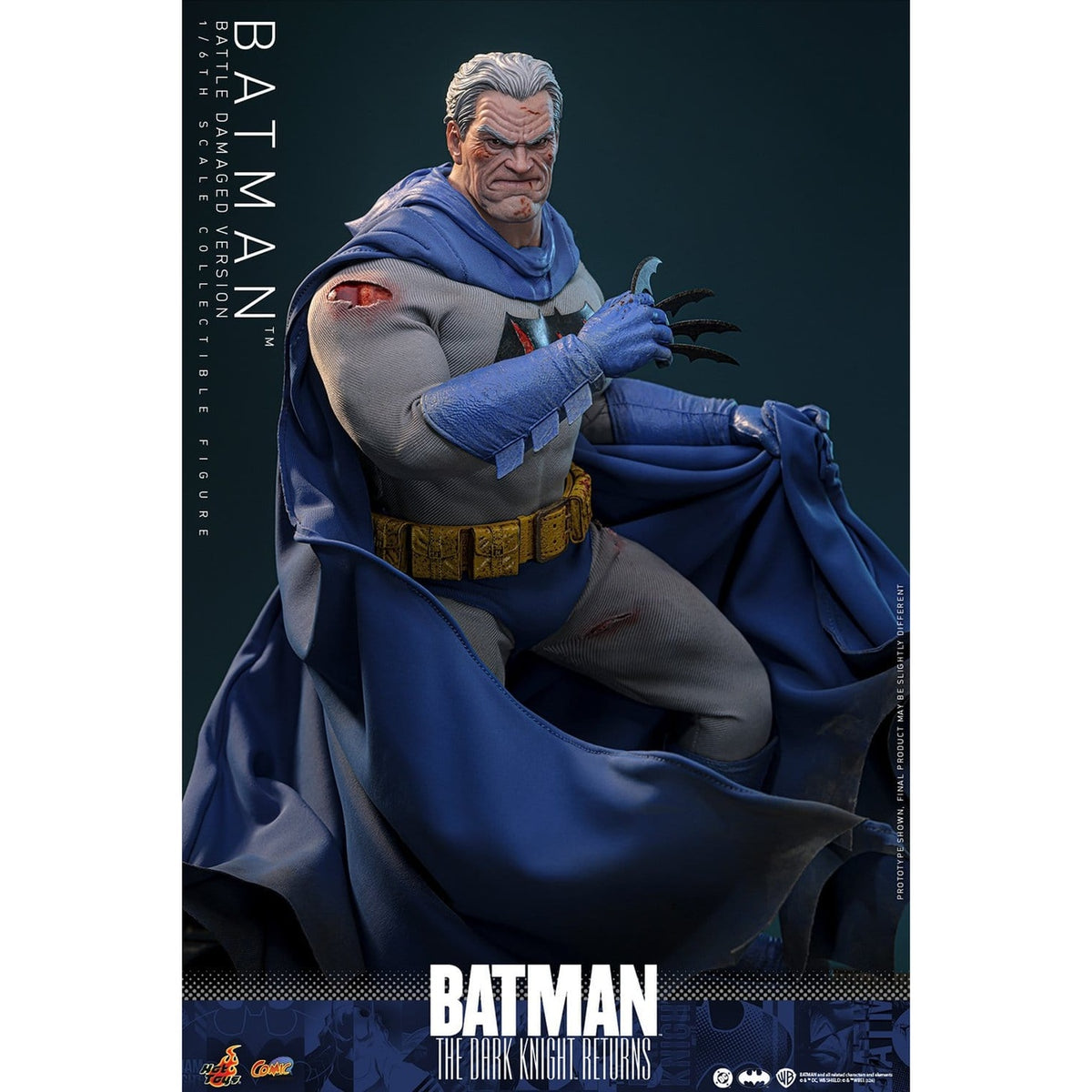 Product image Batman: The Dark Knight Returns - Batman Masterpiece Action Figure 1:6 Battle Damaged Version