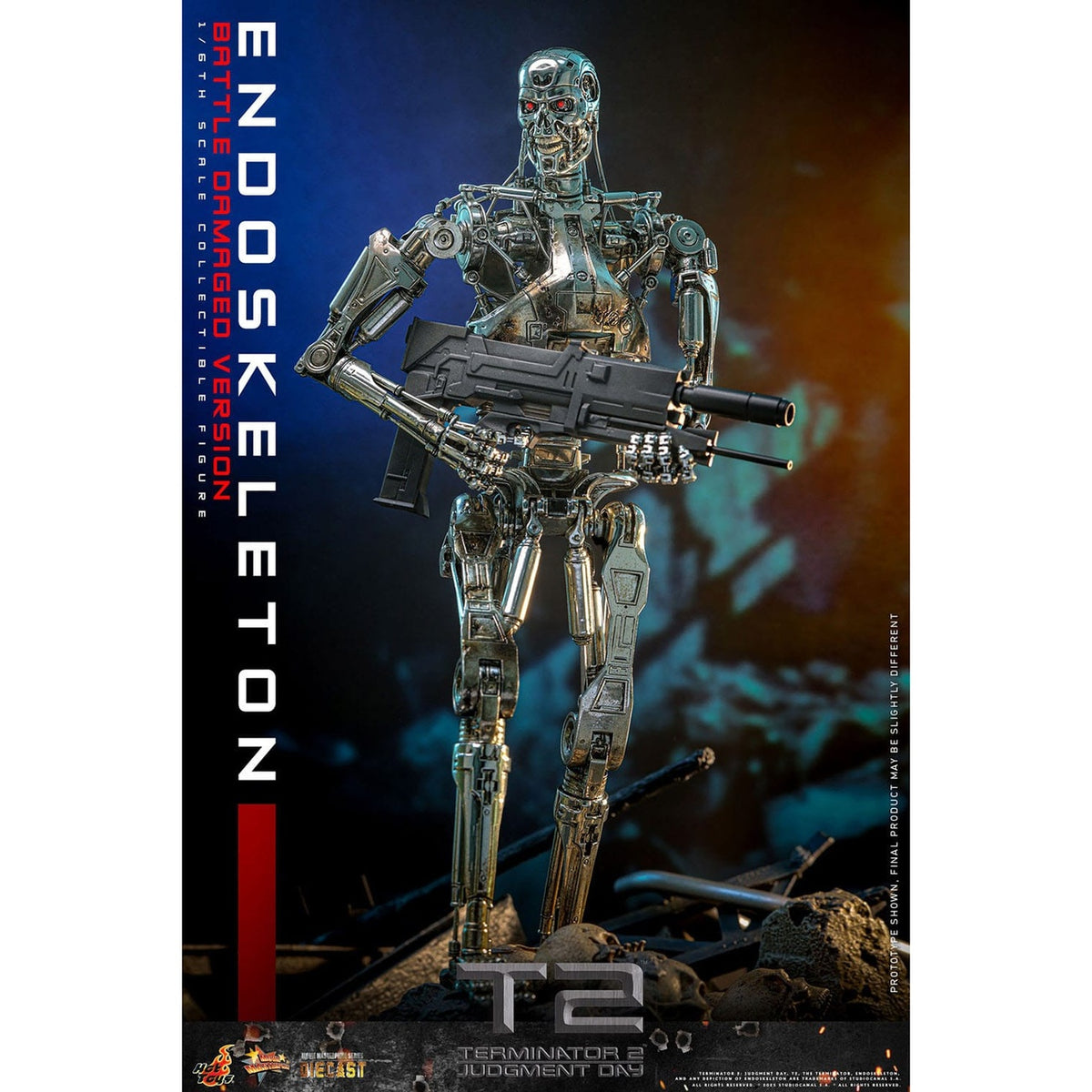 Immagine del prodotto Terminator – Action figure Masterpiece Endoskeleton 1:6 Battle Damaged Version