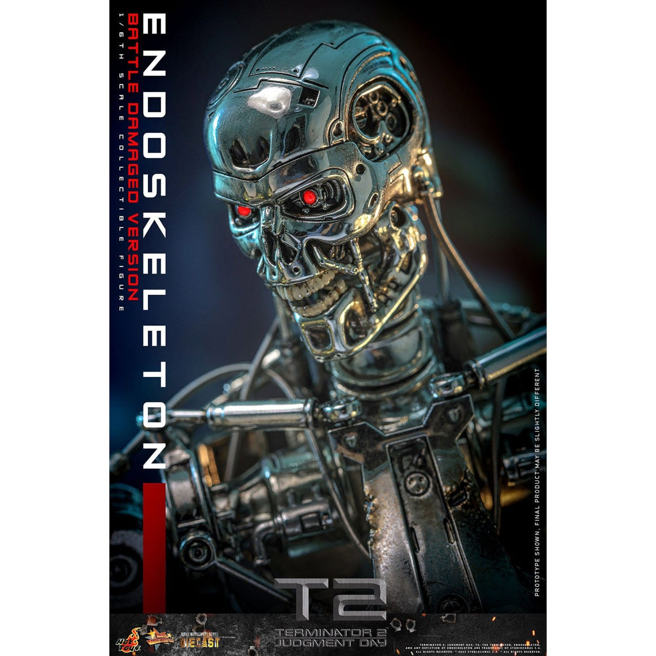 Immagine del prodotto Terminator – Action figure Masterpiece Endoskeleton 1:6 Battle Damaged Version