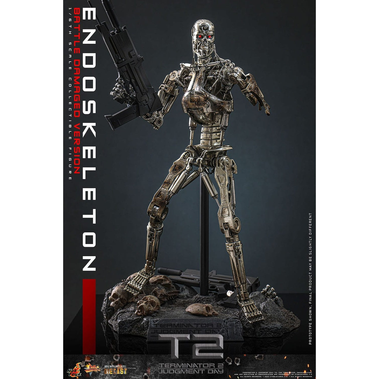 Immagine del prodotto Terminator – Action figure Masterpiece Endoskeleton 1:6 Battle Damaged Version
