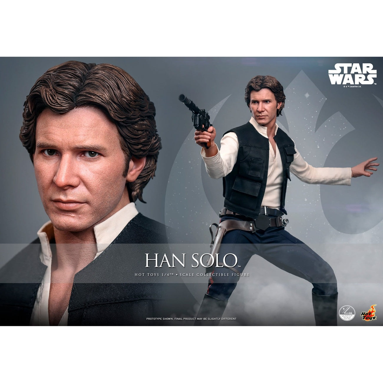Immagine del prodotto Star Wars Episodio IV - Action figure Han Solo 1:4