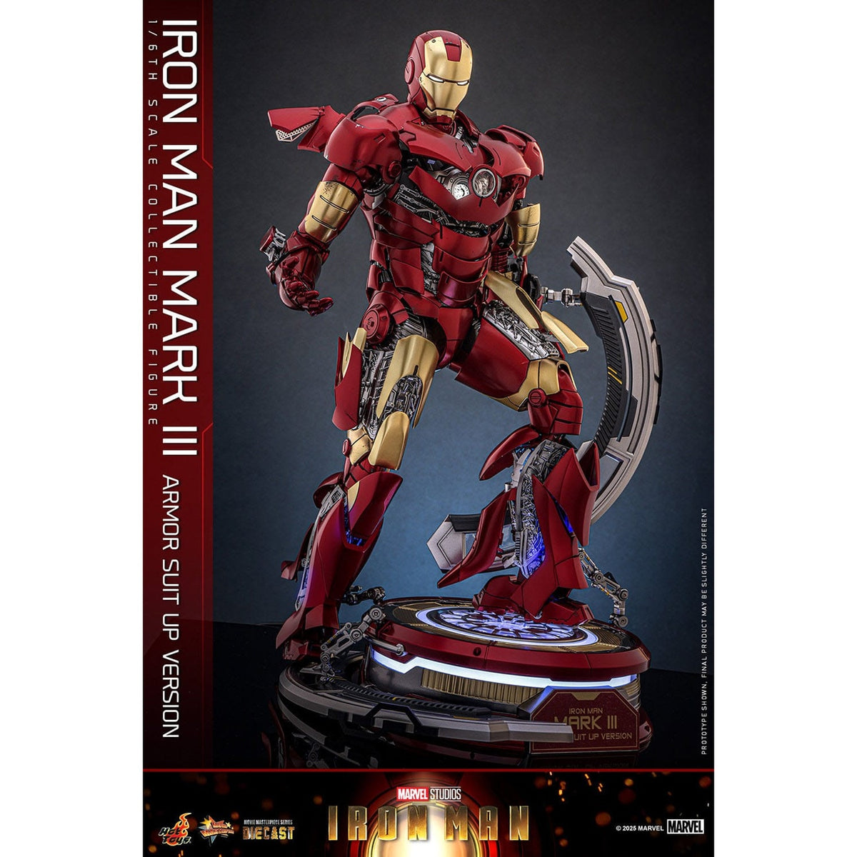 Immagine del prodotto Iron Man Mark III (Armor Suit Up Version) action figure Masterpiece 1:6 - Iron Man