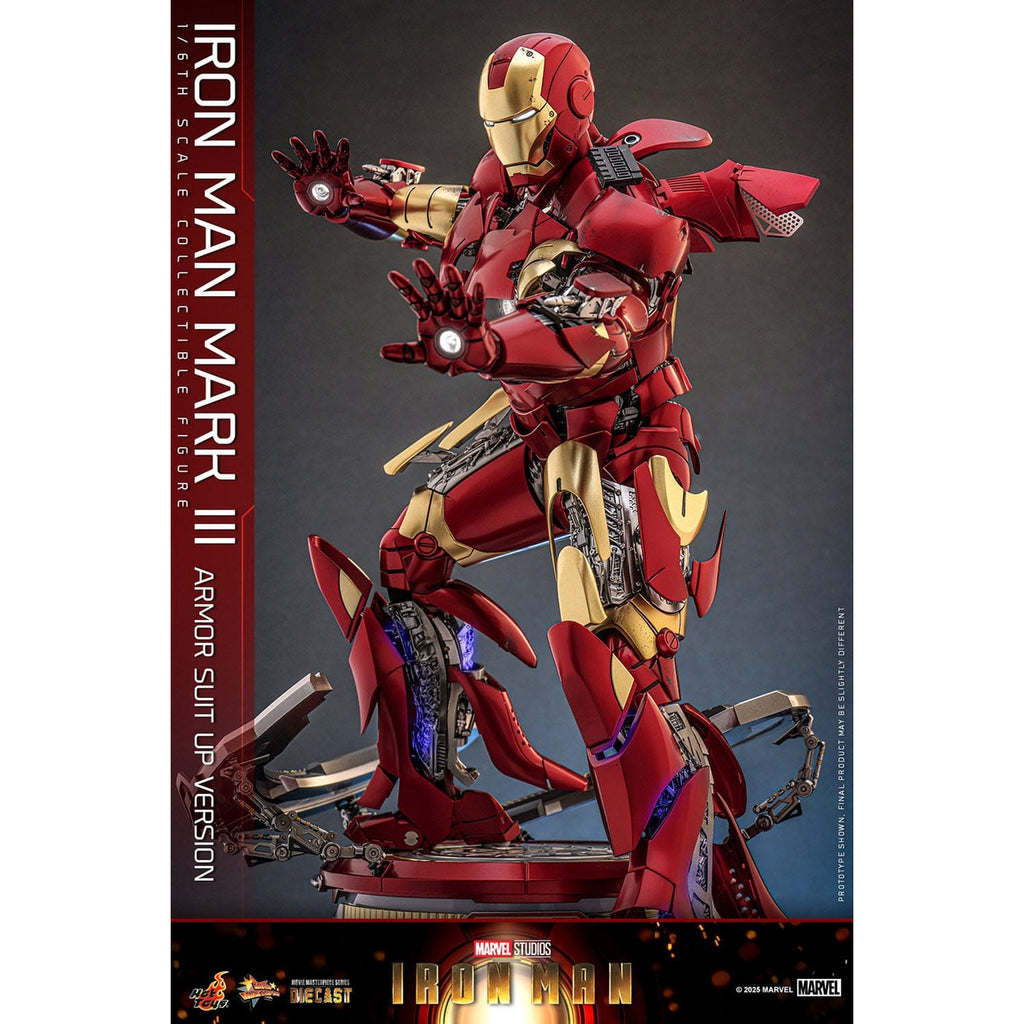 Immagine del prodotto Iron Man Mark III (Armor Suit Up Version) action figure Masterpiece 1:6 - Iron Man