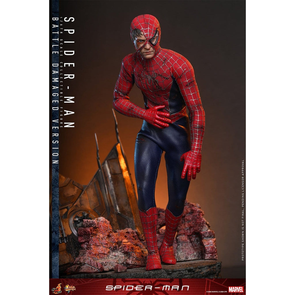 Product image Marvel - Spider-Man Masterpiece 1:6 Scale Action Figure Battle Damaged Version