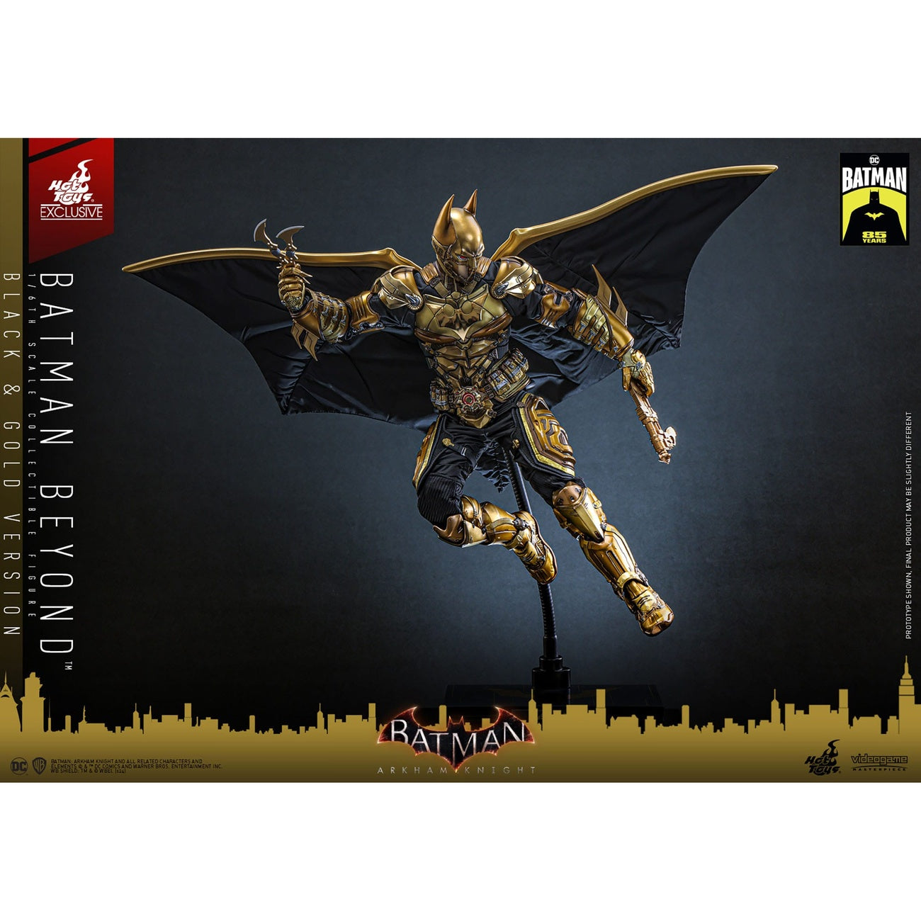 Immagine del prodotto Batman: Arkham Knight - Batman Beyond action figure Masterpiece 1:6 versione Black & Gold