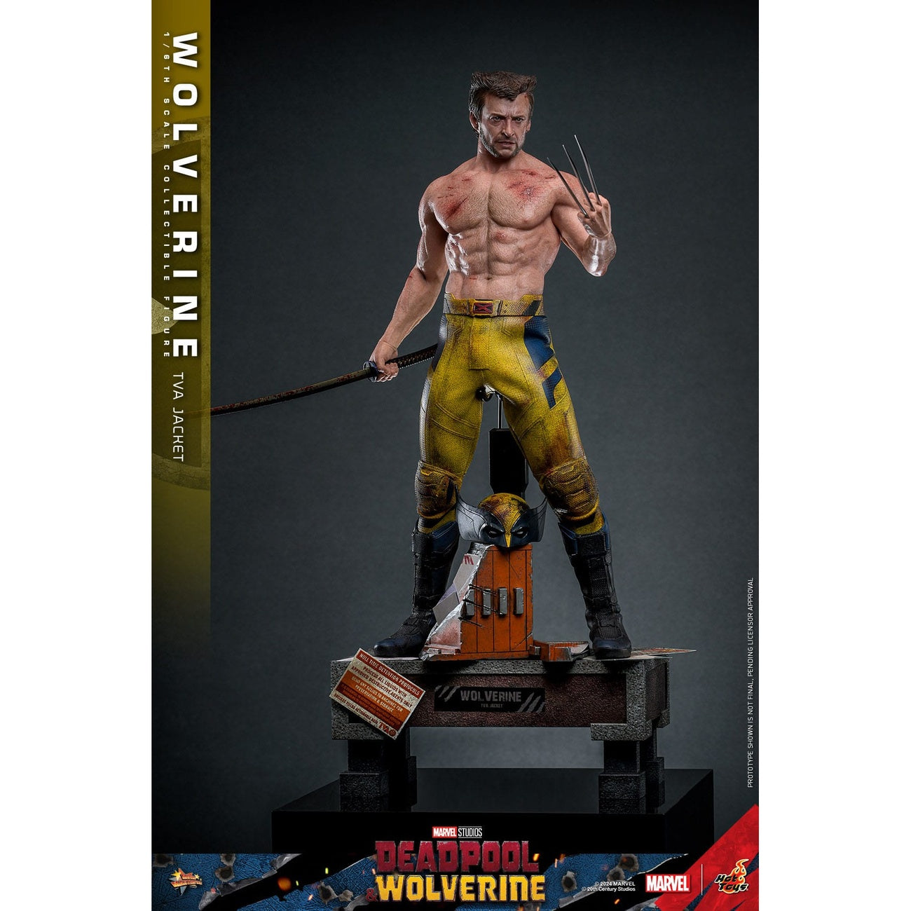 Product image Wolverine Masterpiece 1:6 Action Figure TVA Jacket Version – Deadpool & Wolverine
