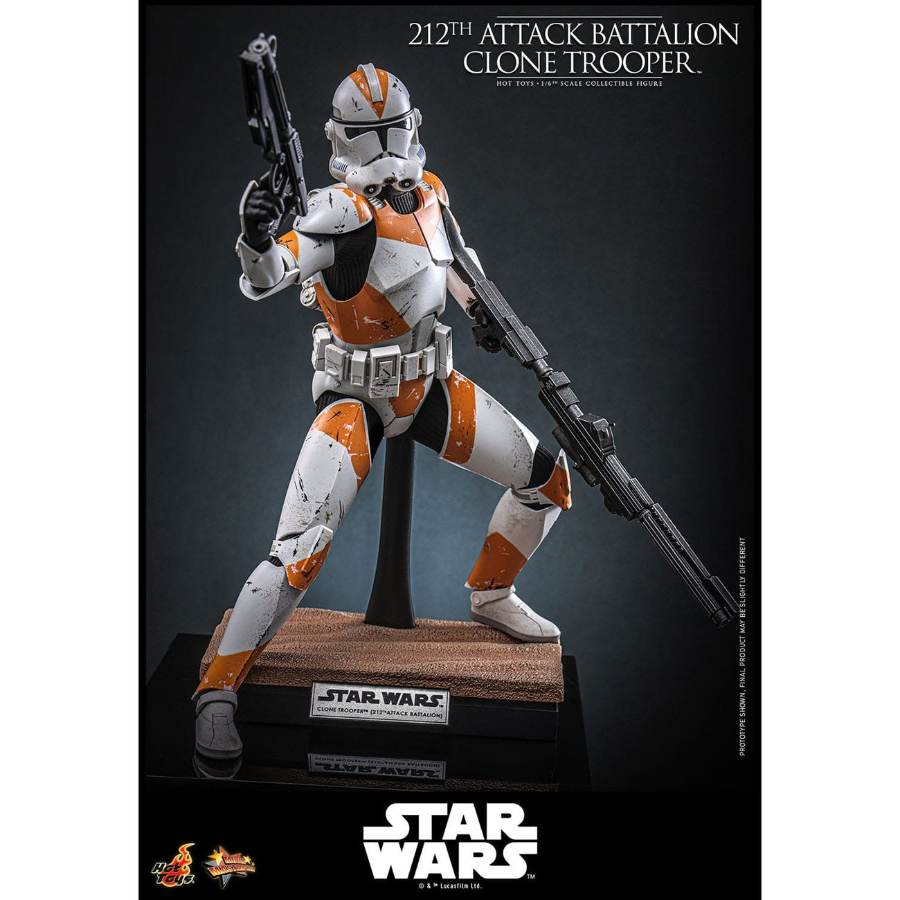 Immagine del prodotto Star Wars: The Clone Wars – Action figure Clone Trooper del 212th Attack Battalion 1:6