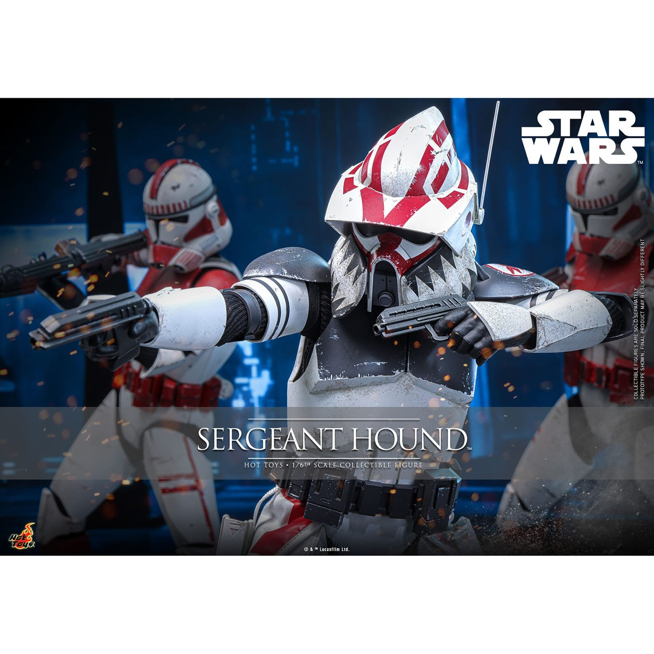 Immagine del prodotto Star Wars: The Clone Wars - Action Figure Sergente Hound 1:6