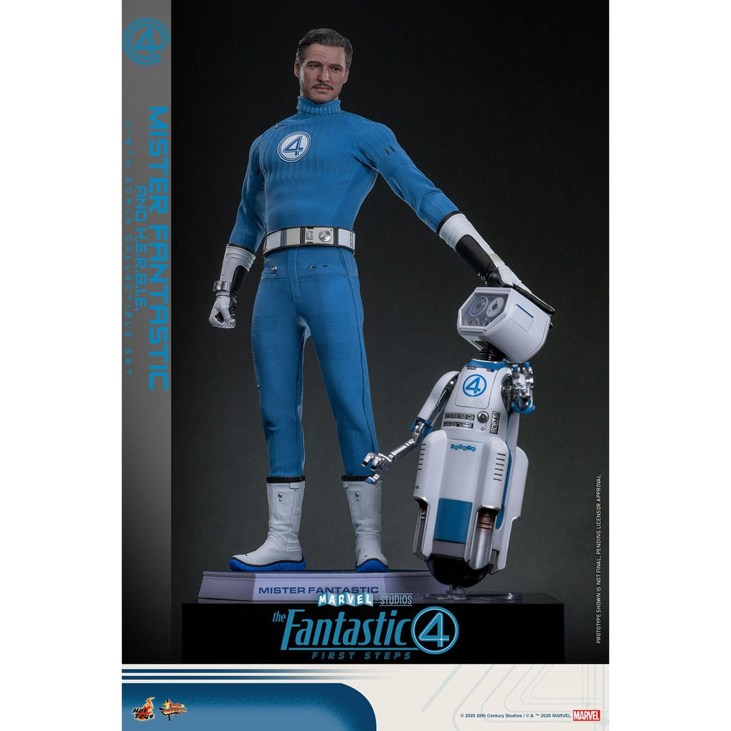 Immagine del prodotto I Fantastici Quattro - Mister Fantastic & H.E.R.B.I.E. set di action figure Masterpiece 1:6