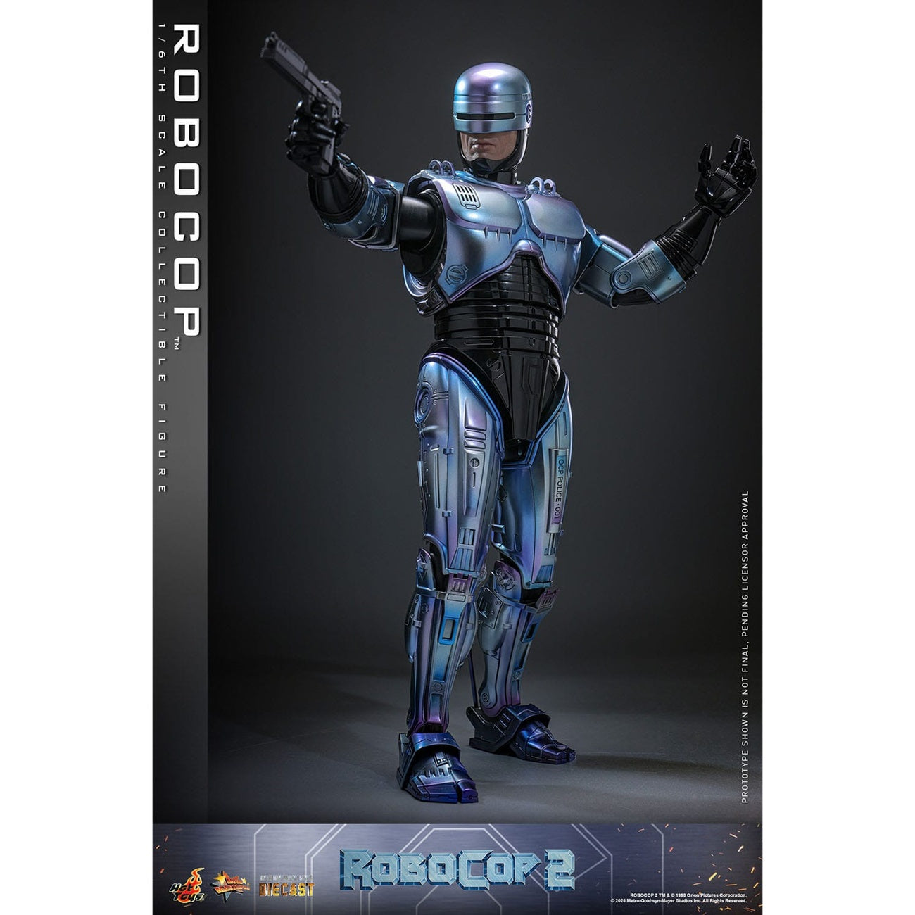 Immagine del prodotto RoboCop Masterpiece action figure diecast 1:6 - RoboCop 2