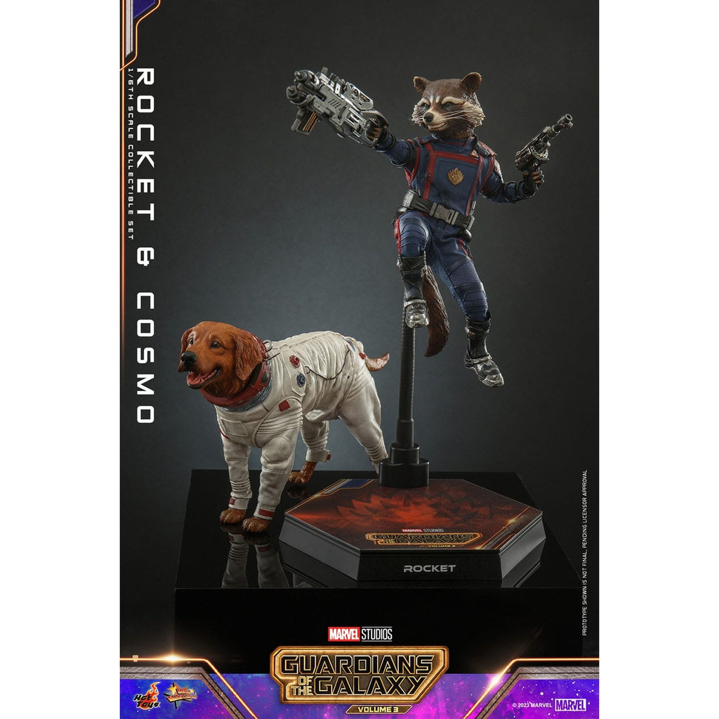 Immagine del prodotto Guardians of the Galaxy – Action figure Masterpiece Rocket & Cosmo 1:6