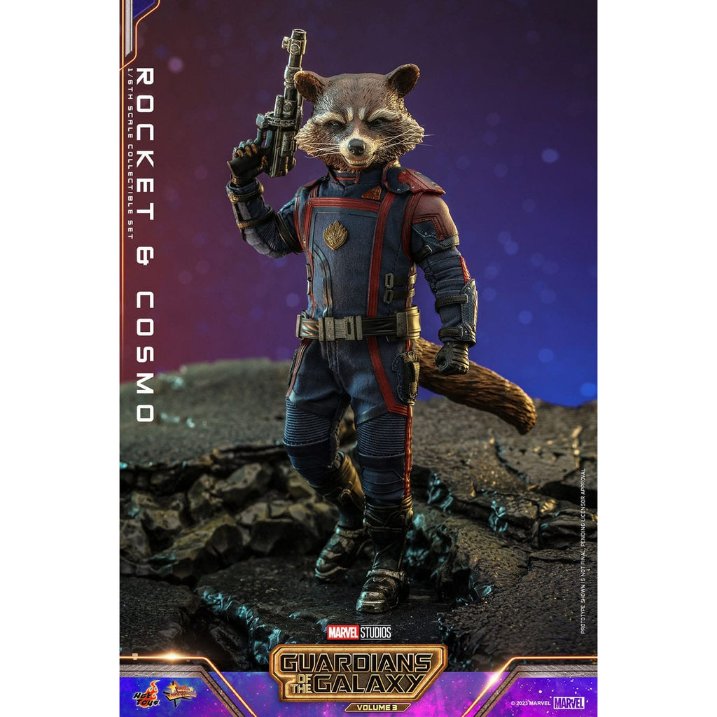 Immagine del prodotto Guardians of the Galaxy – Action figure Masterpiece Rocket & Cosmo 1:6
