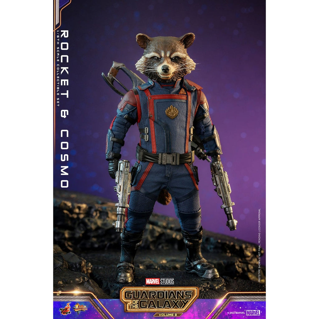 Immagine del prodotto Guardians of the Galaxy – Action figure Masterpiece Rocket & Cosmo 1:6