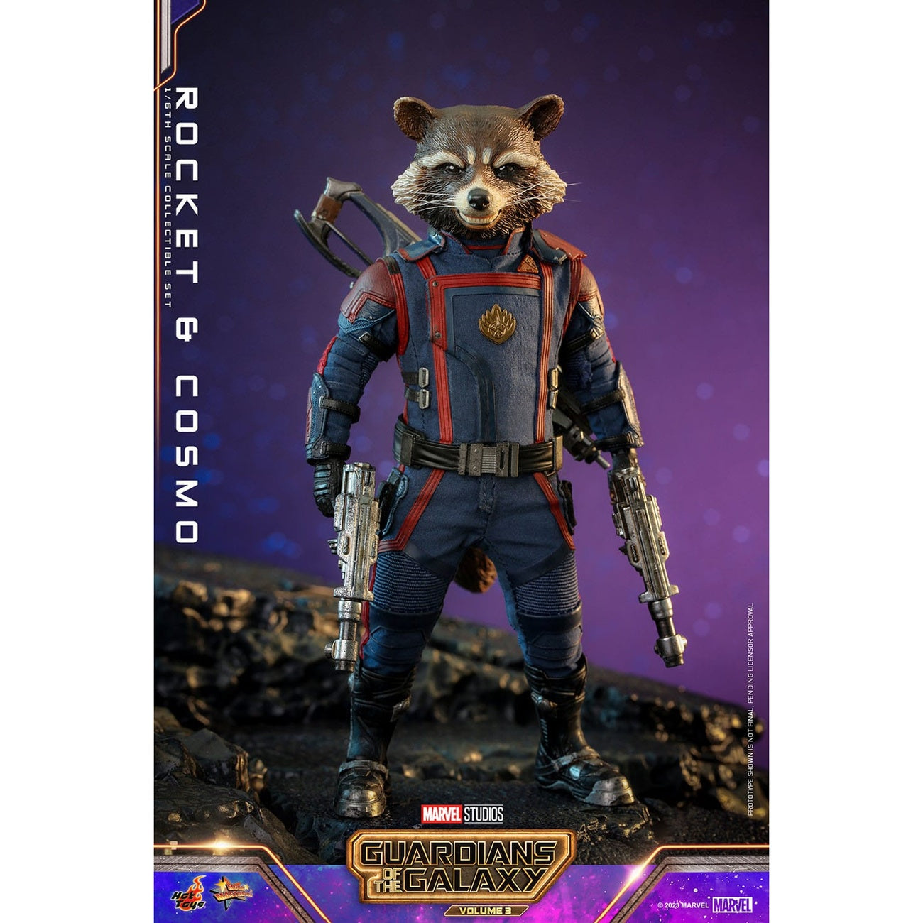 Immagine del prodotto Guardians of the Galaxy – Action figure Masterpiece Rocket & Cosmo 1:6