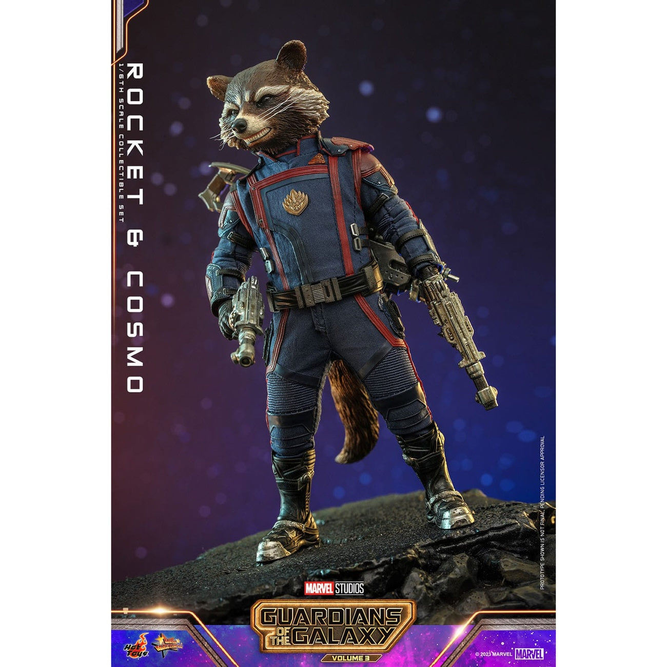 Immagine del prodotto Guardians of the Galaxy – Action figure Masterpiece Rocket & Cosmo 1:6