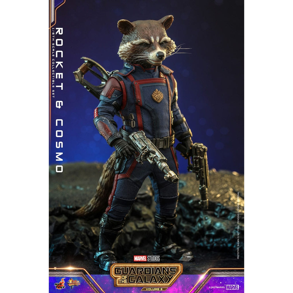 Immagine del prodotto Guardians of the Galaxy – Action figure Masterpiece Rocket & Cosmo 1:6