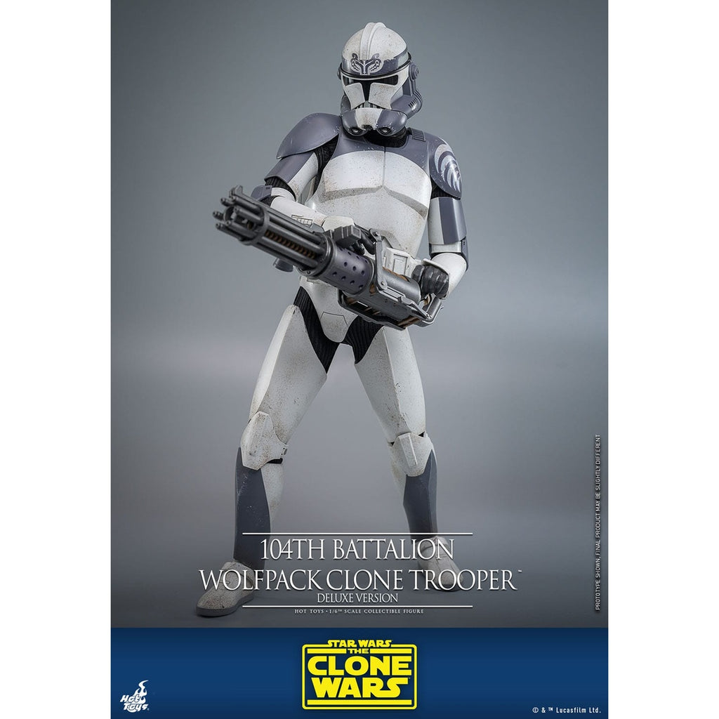 Immagine del prodotto Star Wars: The Clone Wars - Action figure Clone Trooper Wolfpack del 104º Battaglione scala 1:6