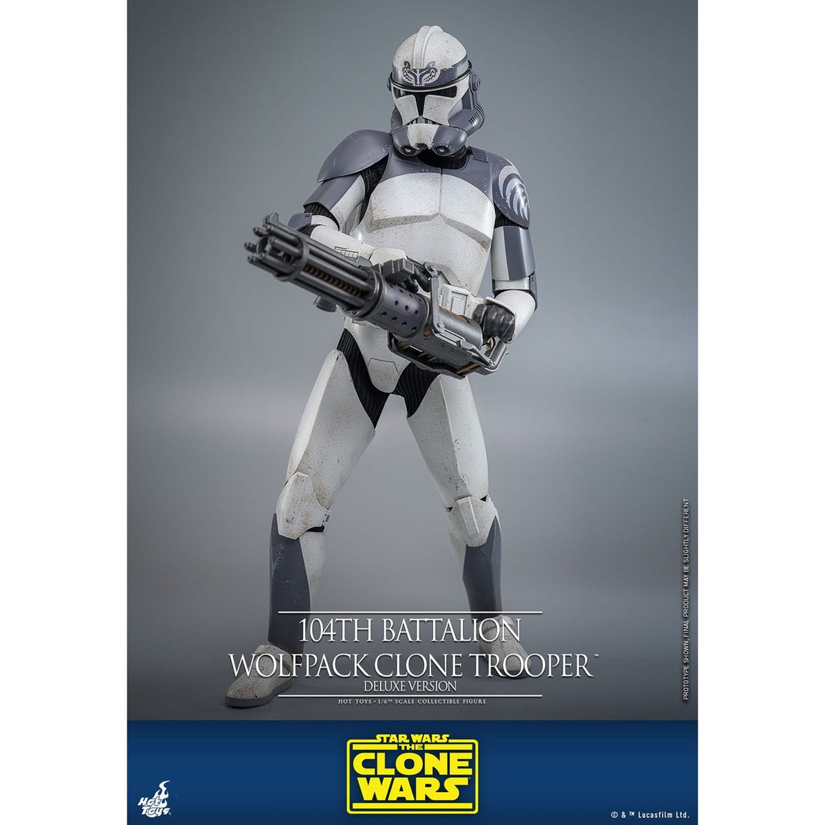 Immagine del prodotto Star Wars: The Clone Wars - Action figure Clone Trooper Wolfpack del 104º Battaglione scala 1:6