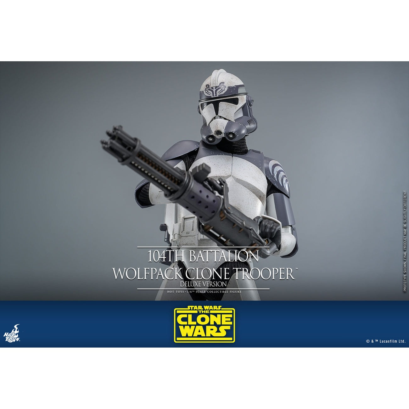 Immagine del prodotto Star Wars: The Clone Wars - Action figure Clone Trooper Wolfpack del 104º Battaglione scala 1:6