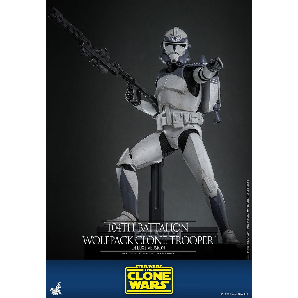 Immagine del prodotto Star Wars: The Clone Wars - Action figure Clone Trooper Wolfpack del 104º Battaglione scala 1:6