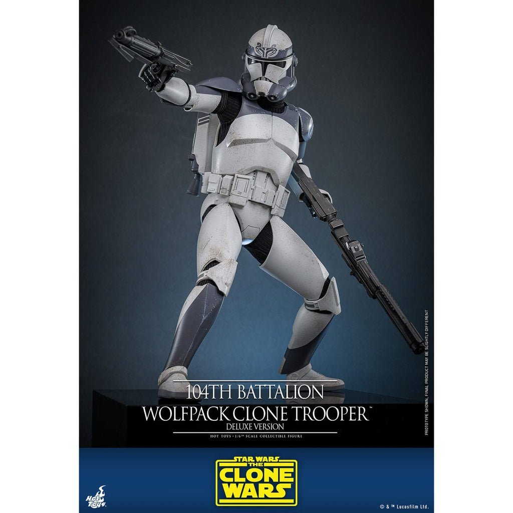 Immagine del prodotto Star Wars: The Clone Wars - Action figure Clone Trooper Wolfpack del 104º Battaglione scala 1:6