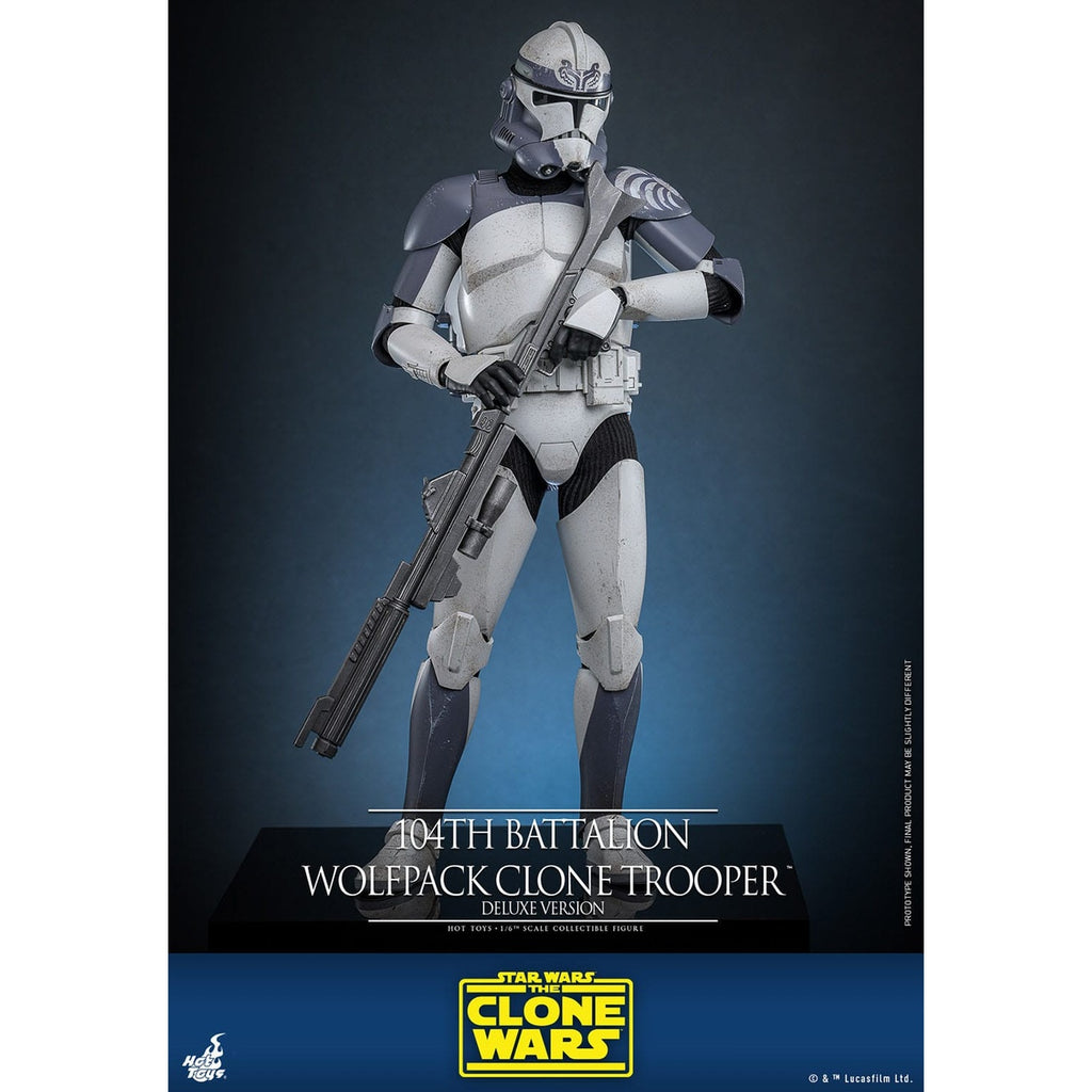 Immagine del prodotto Star Wars: The Clone Wars - Action figure Clone Trooper Wolfpack del 104º Battaglione scala 1:6