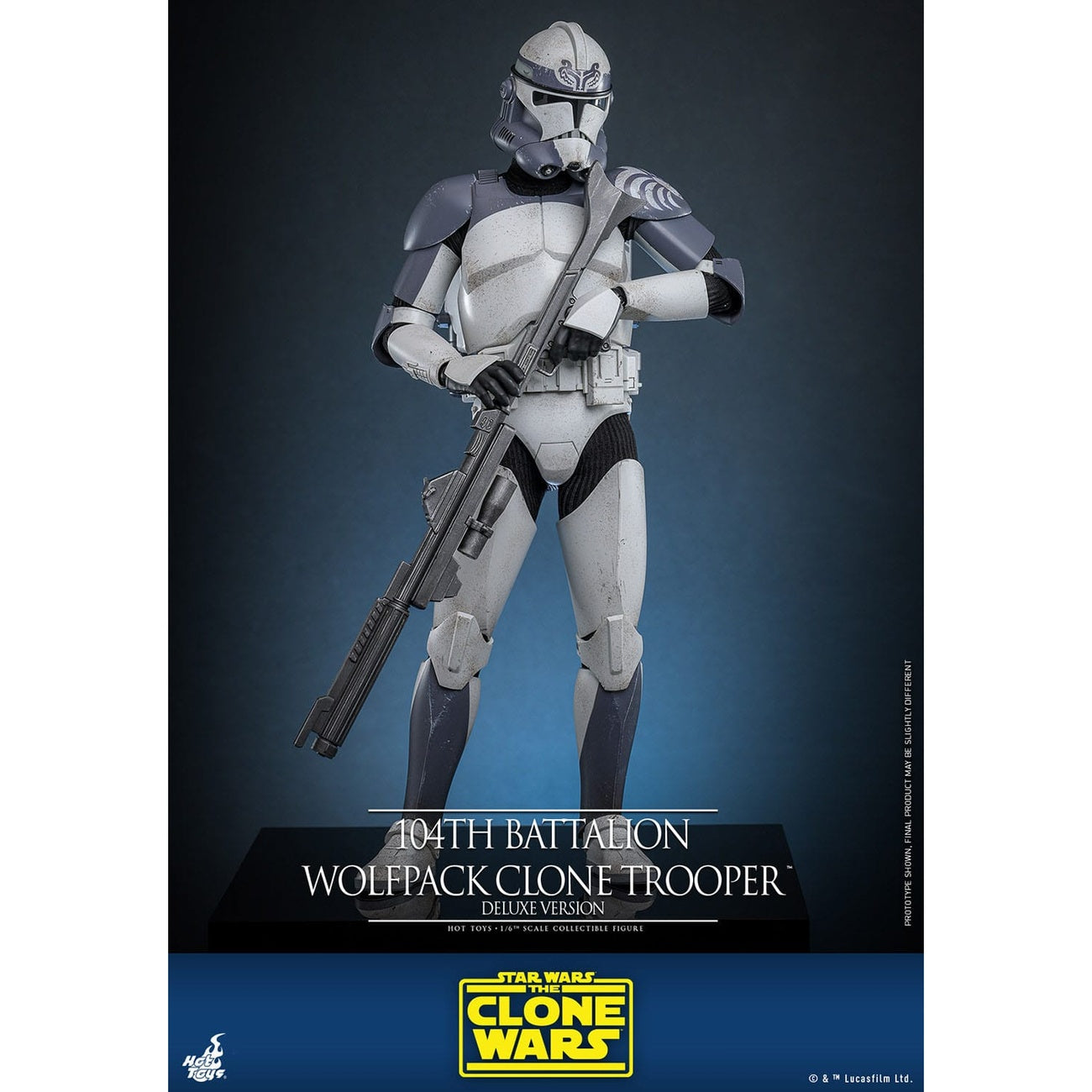 Immagine del prodotto Star Wars: The Clone Wars - Action figure Clone Trooper Wolfpack del 104º Battaglione scala 1:6