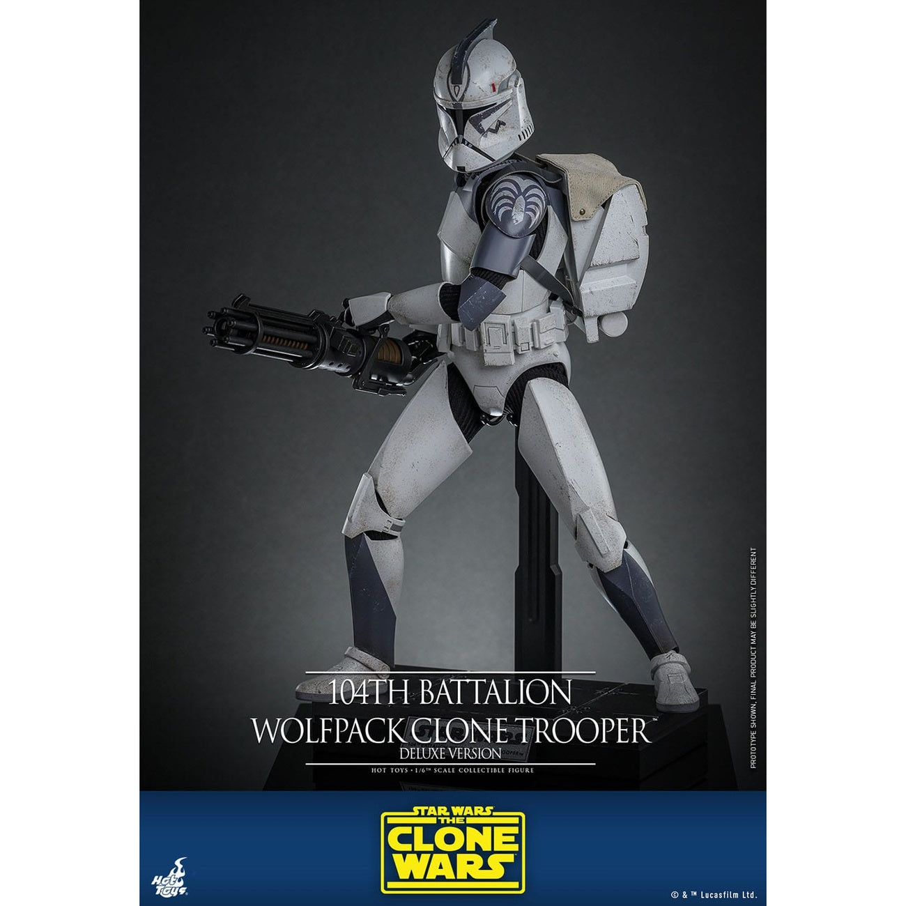 Immagine del prodotto Star Wars: The Clone Wars - Action figure Clone Trooper Wolfpack del 104º Battaglione scala 1:6