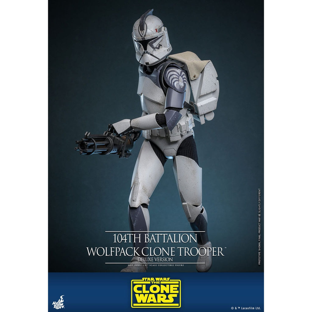 Immagine del prodotto Star Wars: The Clone Wars - Action figure Clone Trooper Wolfpack del 104º Battaglione scala 1:6