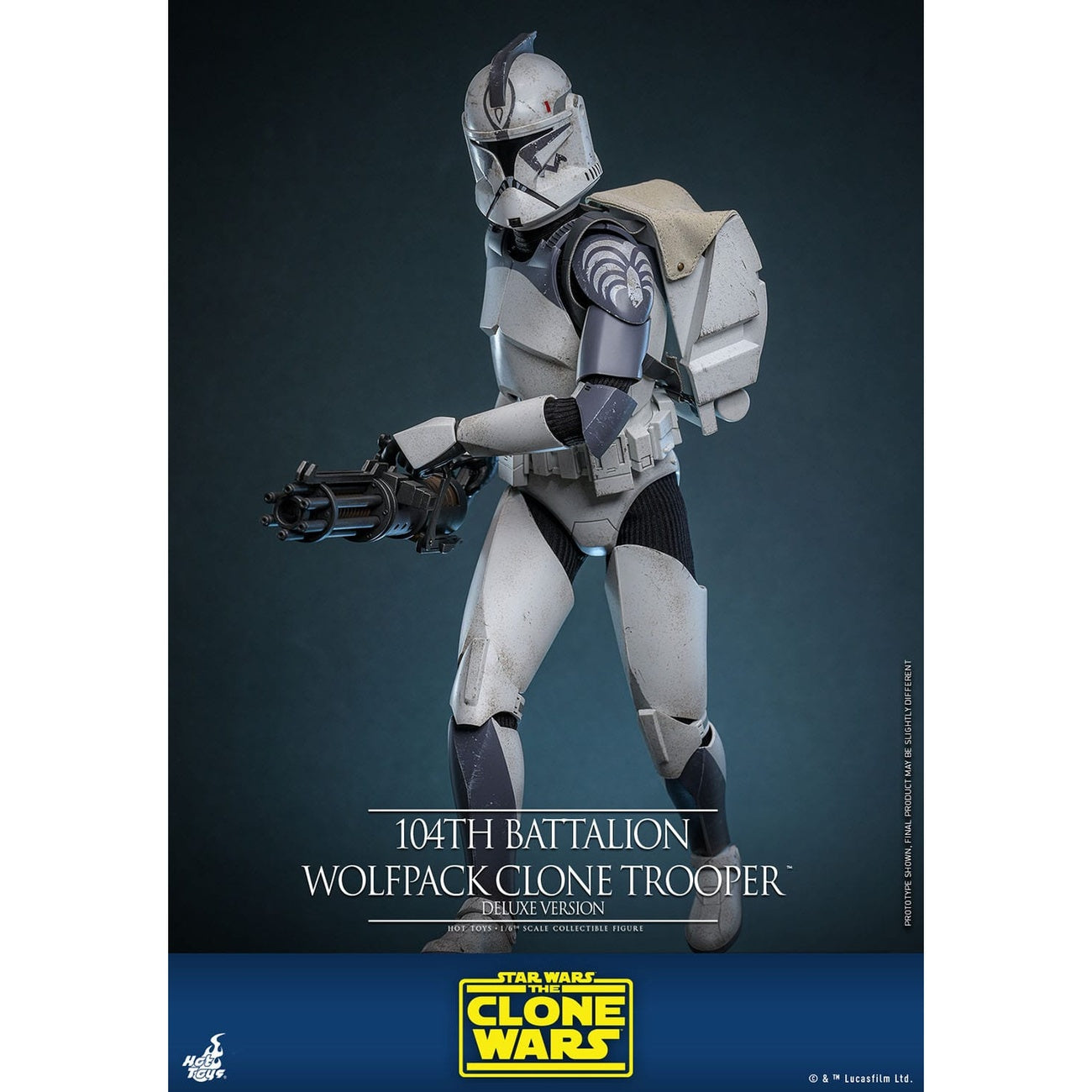 Immagine del prodotto Star Wars: The Clone Wars - Action figure Clone Trooper Wolfpack del 104º Battaglione scala 1:6