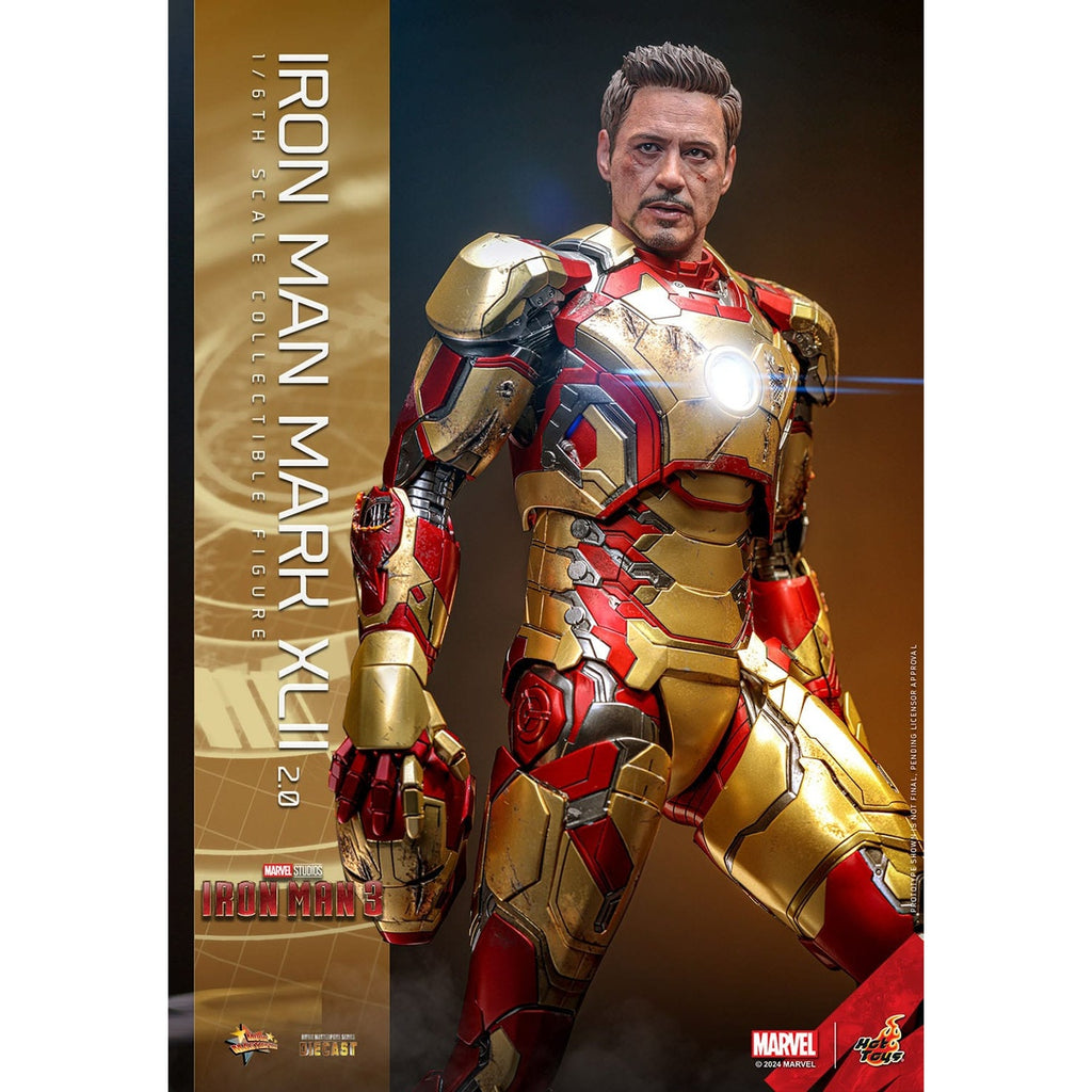 Immagine del prodotto Iron Man 3 - Action figure Diecast Masterpiece Iron Man Mark XLII 1:6 Deluxe