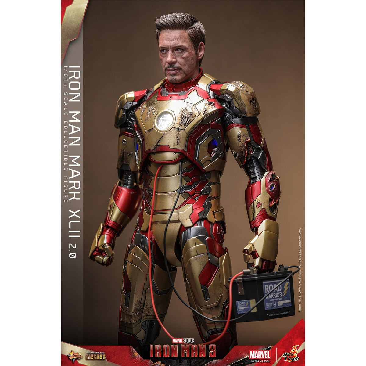 Immagine del prodotto Iron Man 3 - Action figure Diecast Masterpiece Iron Man Mark XLII 1:6 Deluxe