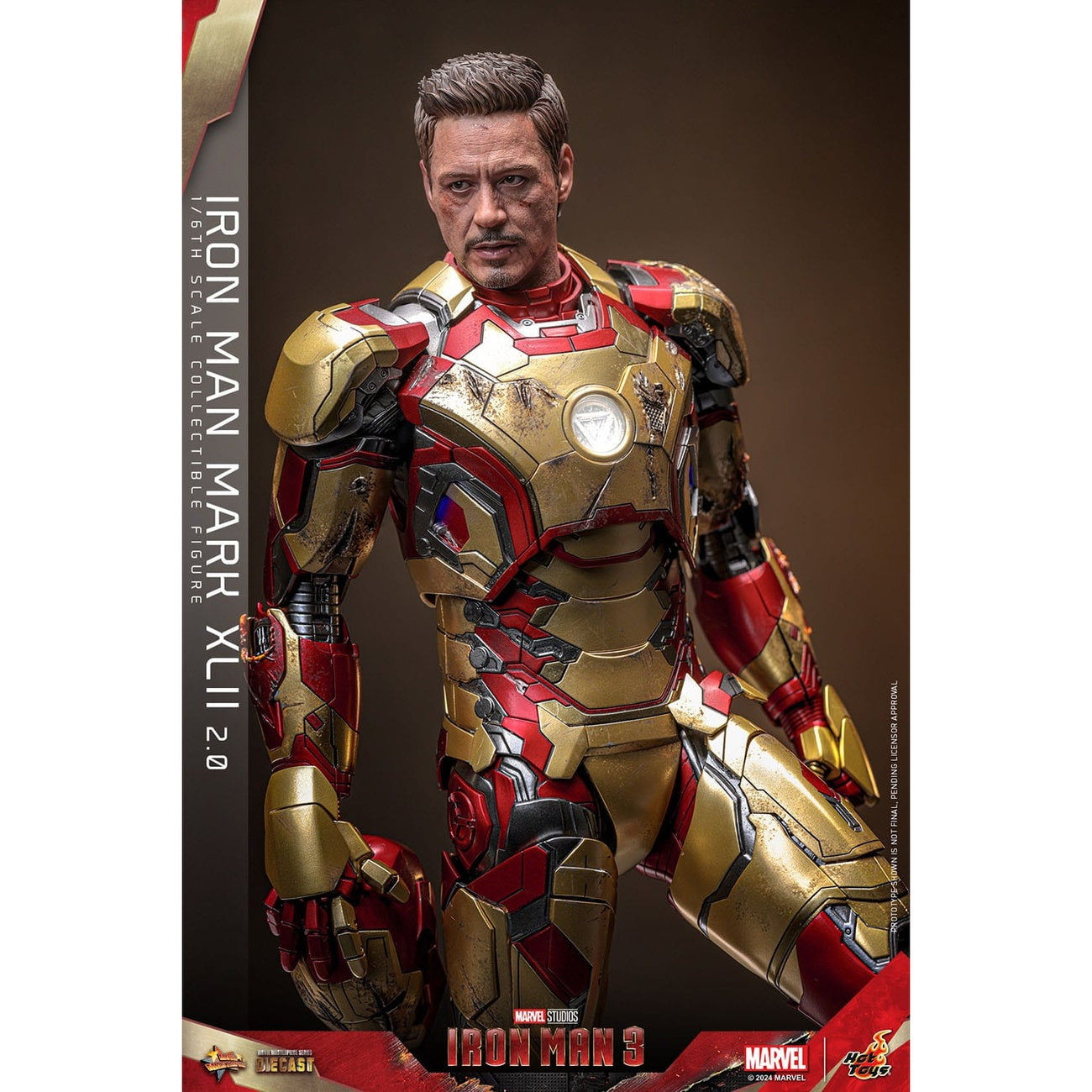 Immagine del prodotto Iron Man 3 - Action figure Diecast Masterpiece Iron Man Mark XLII 1:6 Deluxe