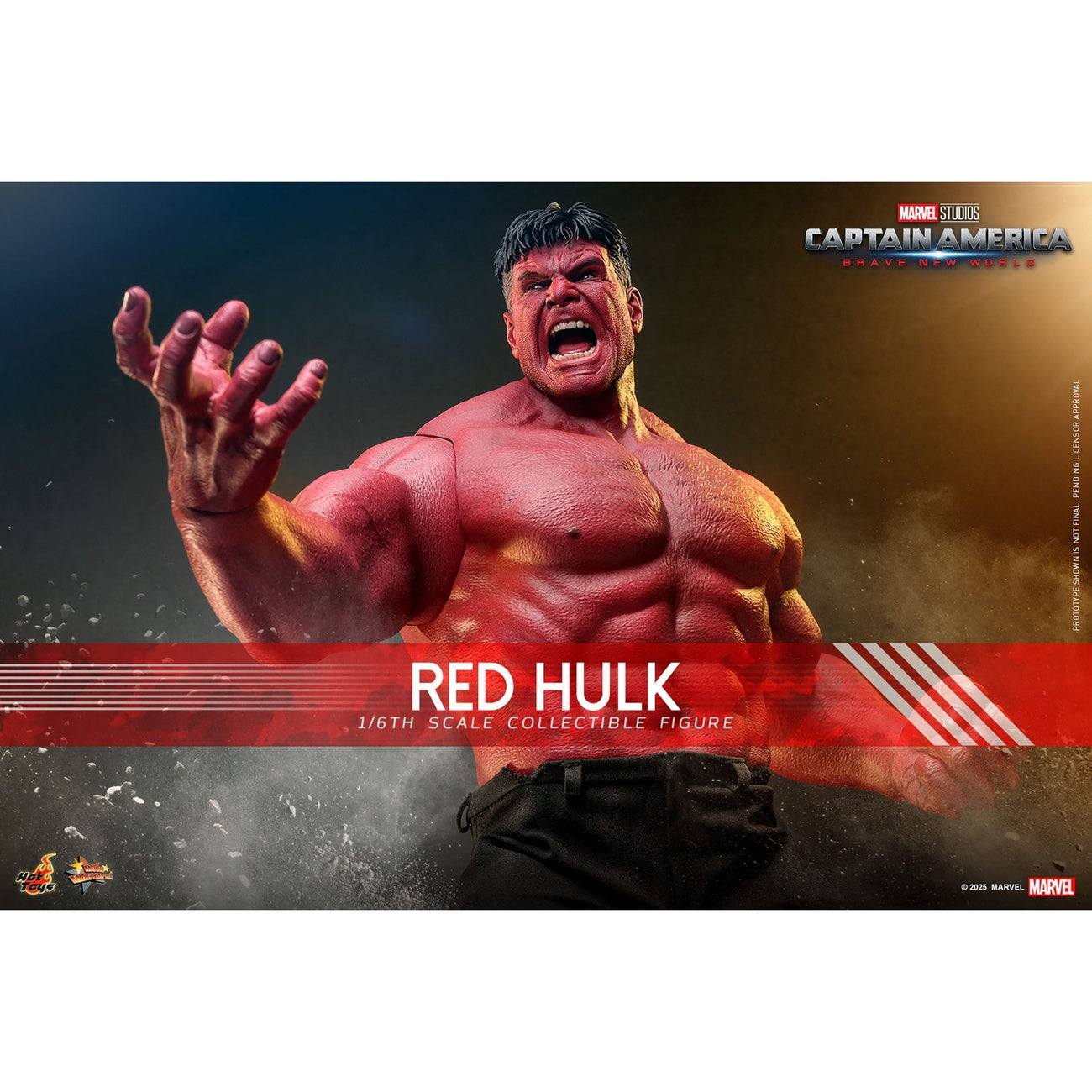 Product image Captain America: Brave New World - Red Hulk Masterpiece 1:6 Action Figure