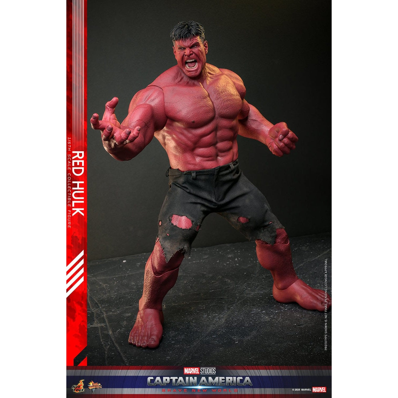 Product image Captain America: Brave New World - Red Hulk Masterpiece 1:6 Action Figure