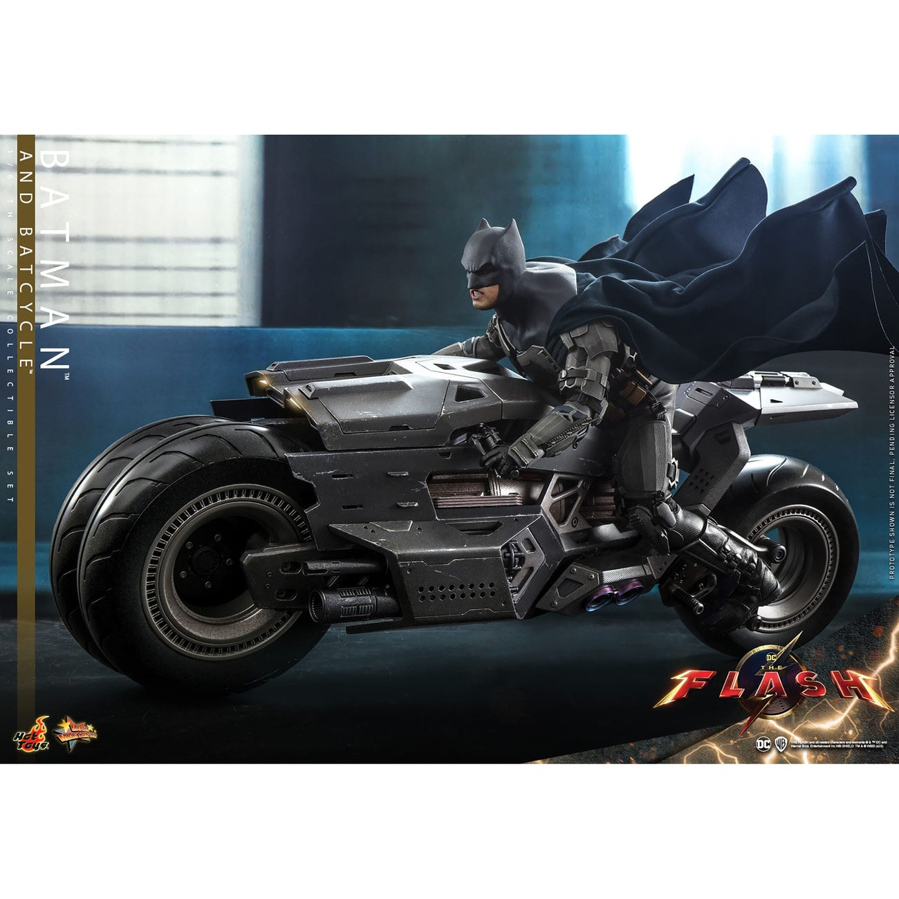 Product image The Flash – Batman & Batcycle Masterpiece 1:6 Action Figure Set