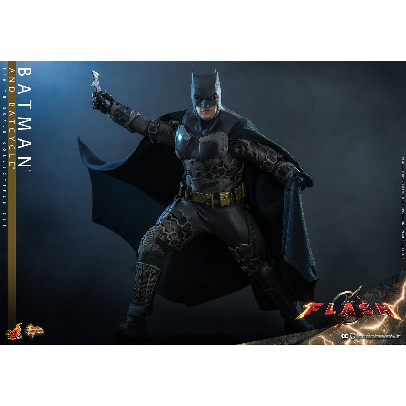 Product image The Flash – Batman & Batcycle Masterpiece 1:6 Action Figure Set