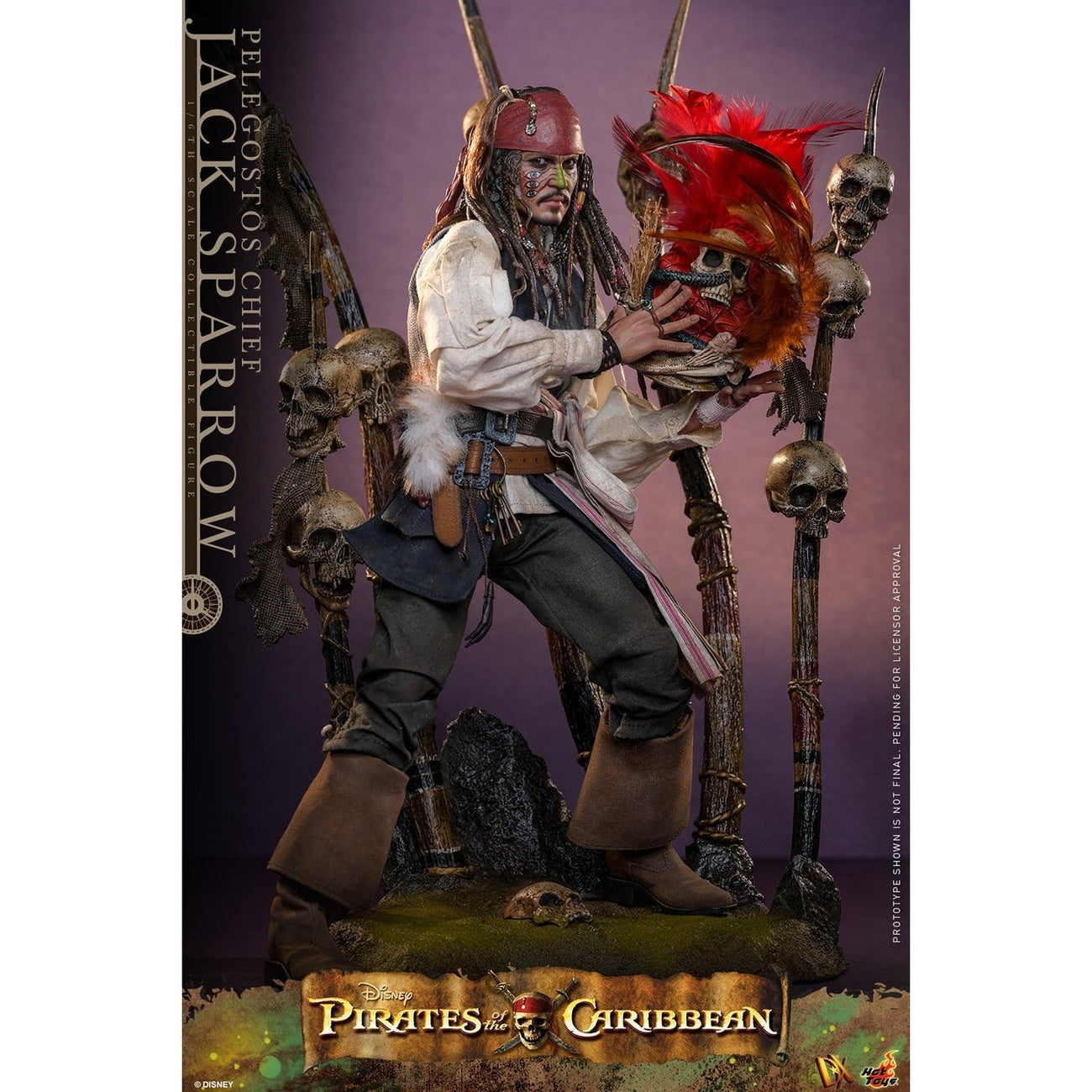 Immagine del prodotto Pirati dei Caraibi - Jack Sparrow capo dei Pelegostos action figure 1:6