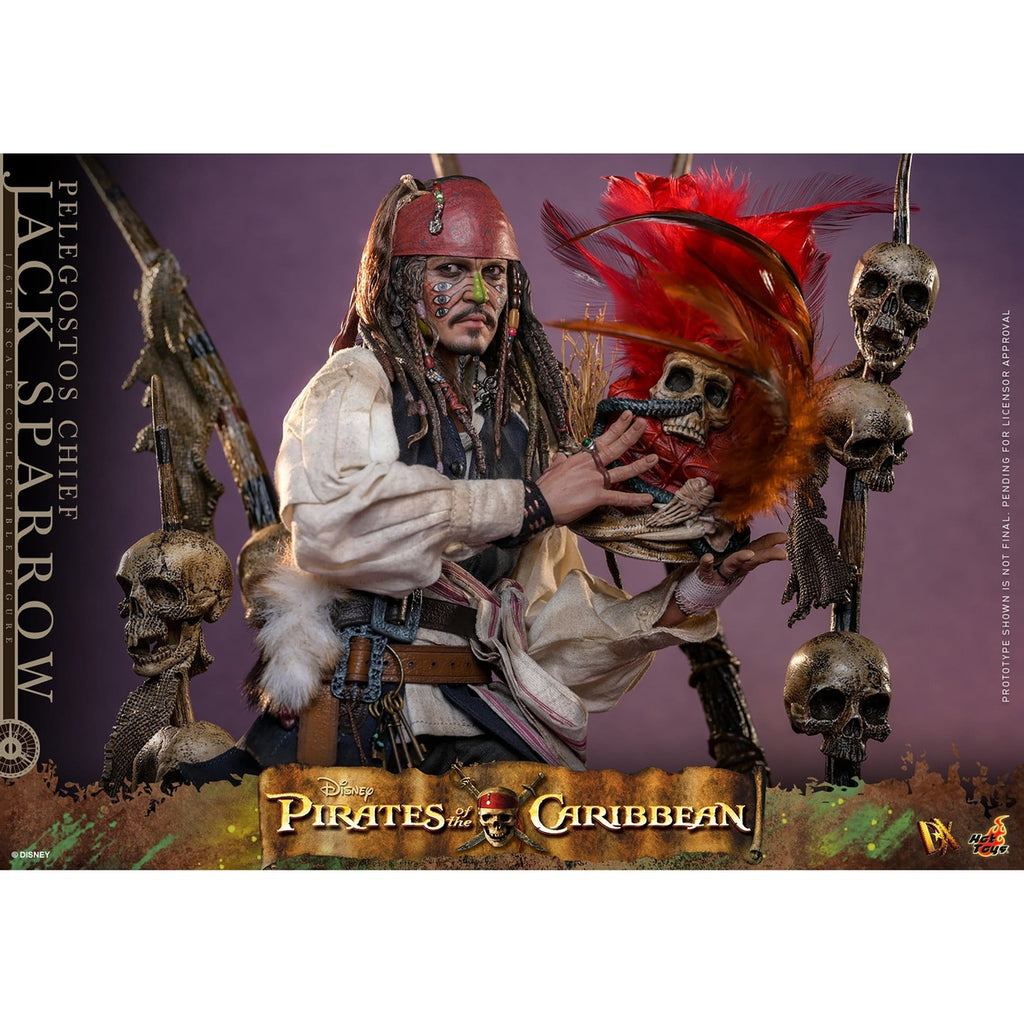Immagine del prodotto Pirati dei Caraibi - Jack Sparrow capo dei Pelegostos action figure 1:6