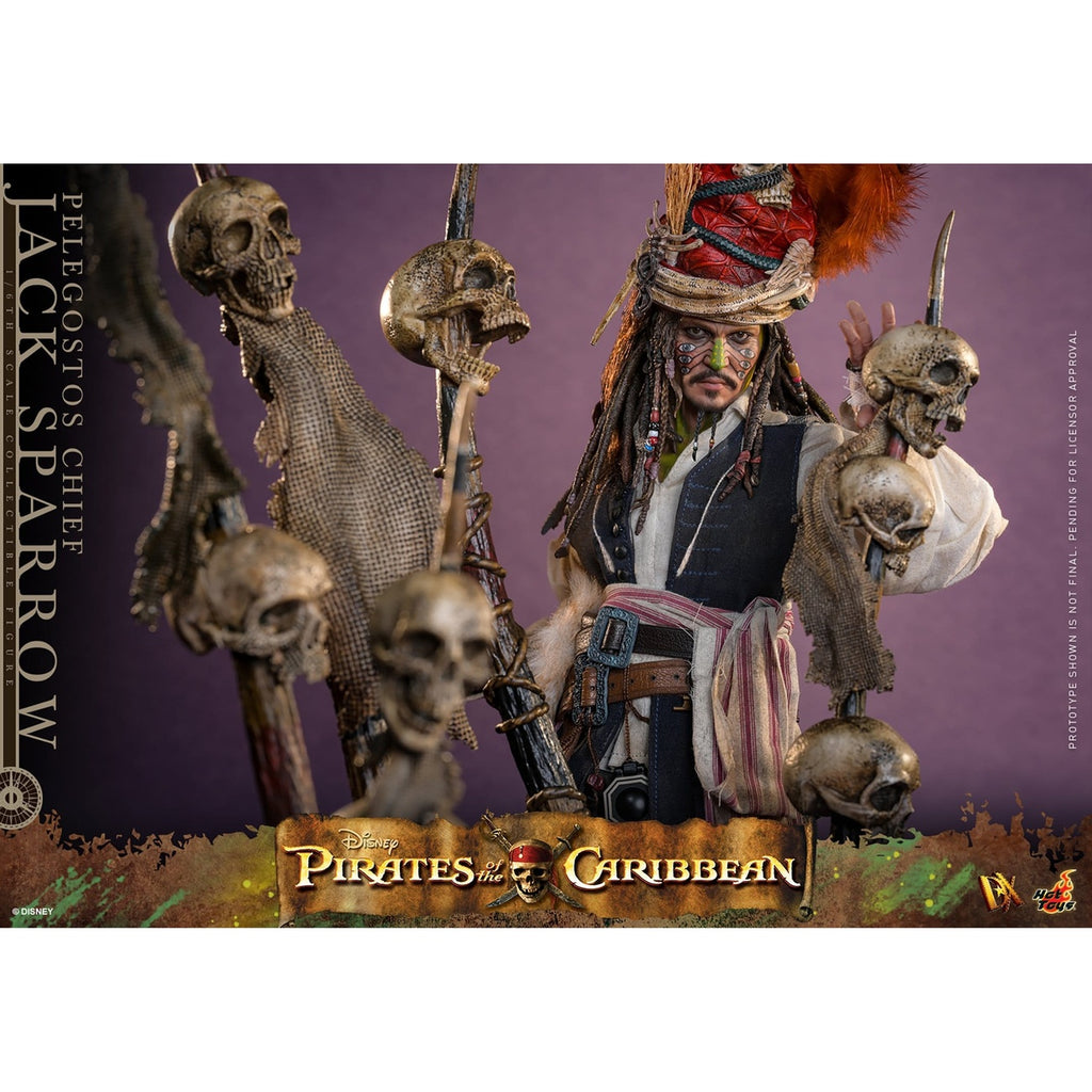 Immagine del prodotto Pirati dei Caraibi - Jack Sparrow capo dei Pelegostos action figure 1:6