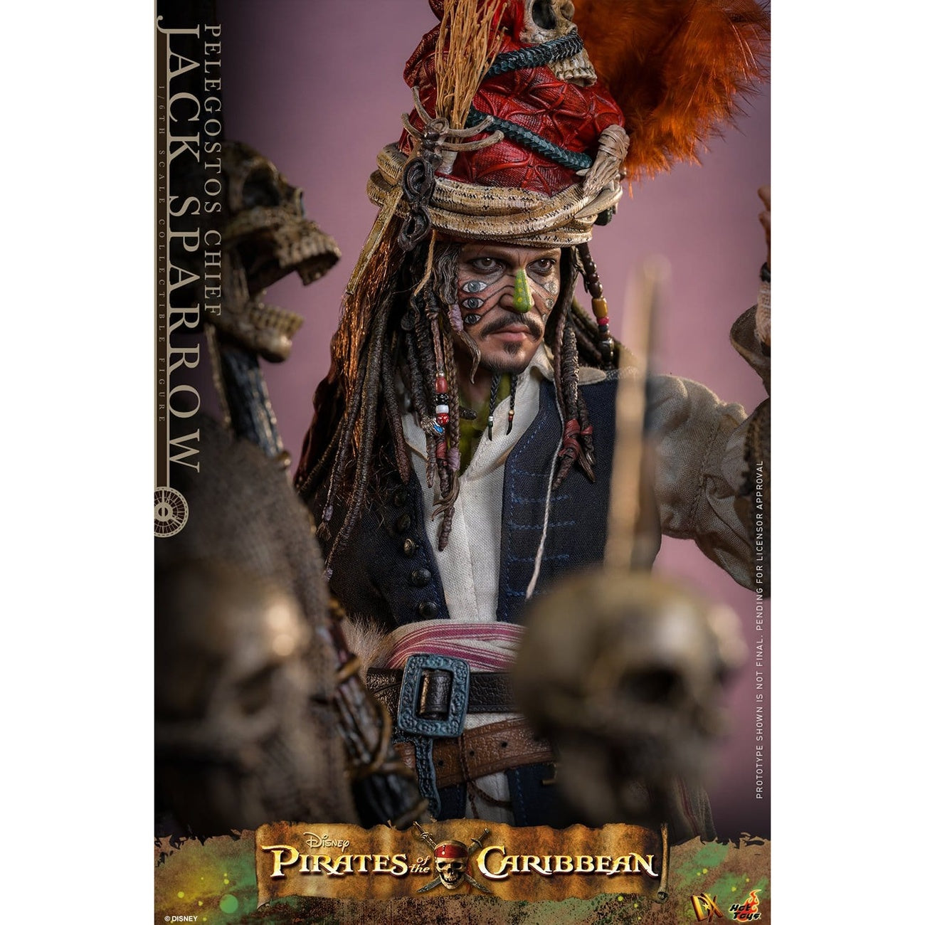 Immagine del prodotto Pirati dei Caraibi - Jack Sparrow capo dei Pelegostos action figure 1:6