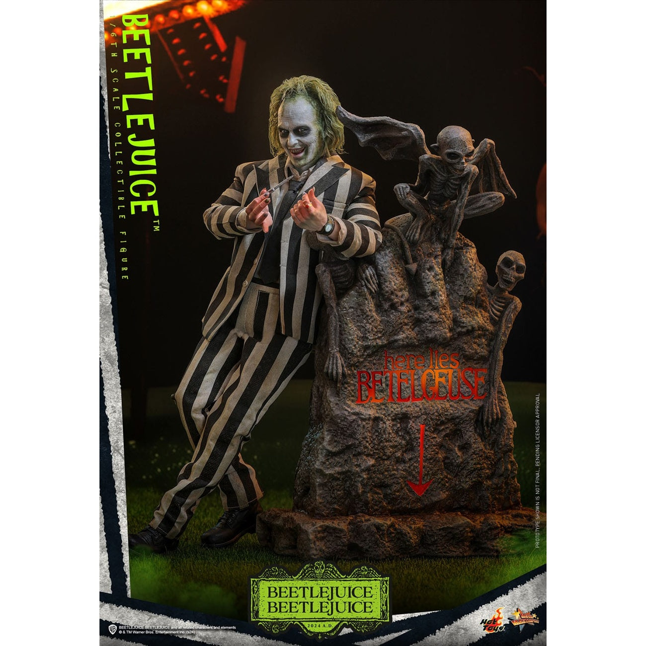 Immagine del prodotto Beetlejuice action figure Masterpiece 1:6 - Beetlejuice