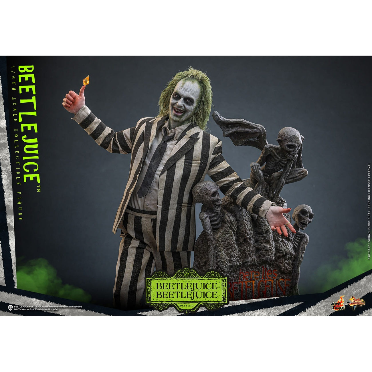 Immagine del prodotto Beetlejuice action figure Masterpiece 1:6 - Beetlejuice